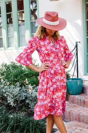 Tori Shirt Dress (Midi)  Perry Walker Collective