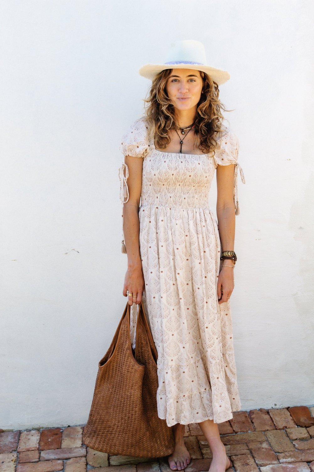 knee length dresses for ladies Pocketed Blouson Dress in Italian Fig Xs main image 0