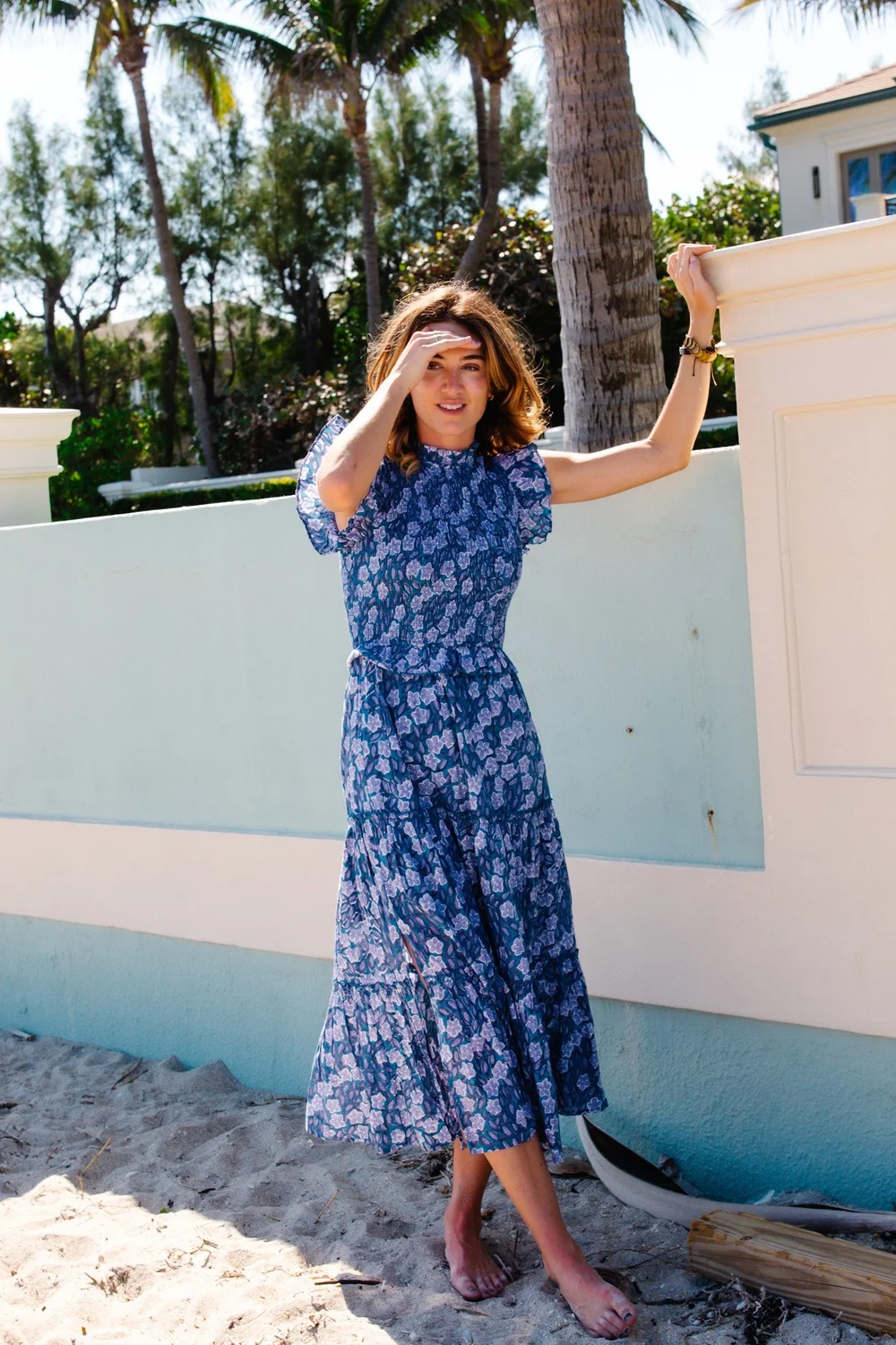 molly dresses HELLO Ruffled Out Dress Floral Under shorts included The Molly III (cotton)