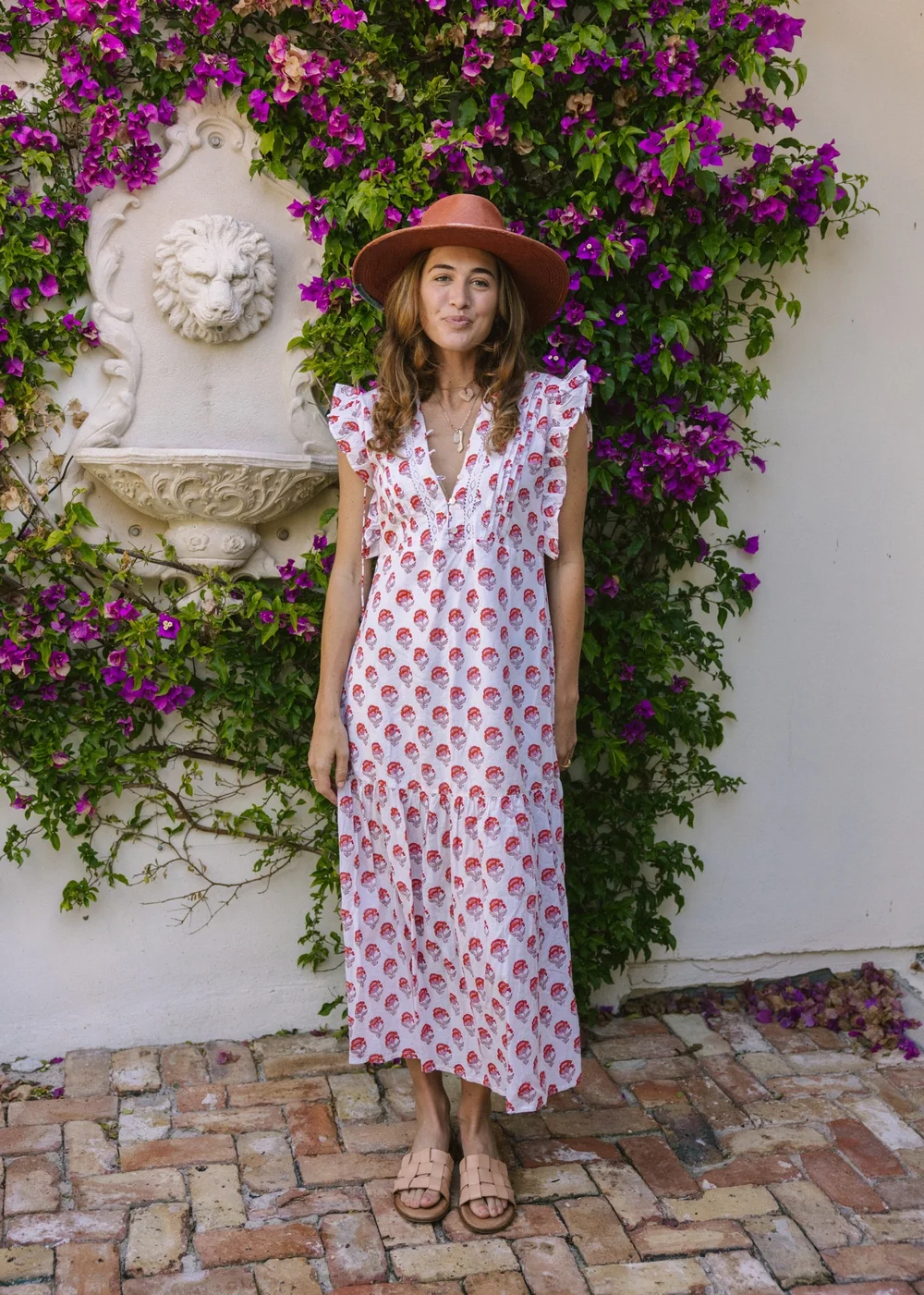 floral spaghetti neck maxi dress Women's Hydrangea Floral Print Spaghetti Strap Maxi Dress Ball Gown – Dazey  Hill