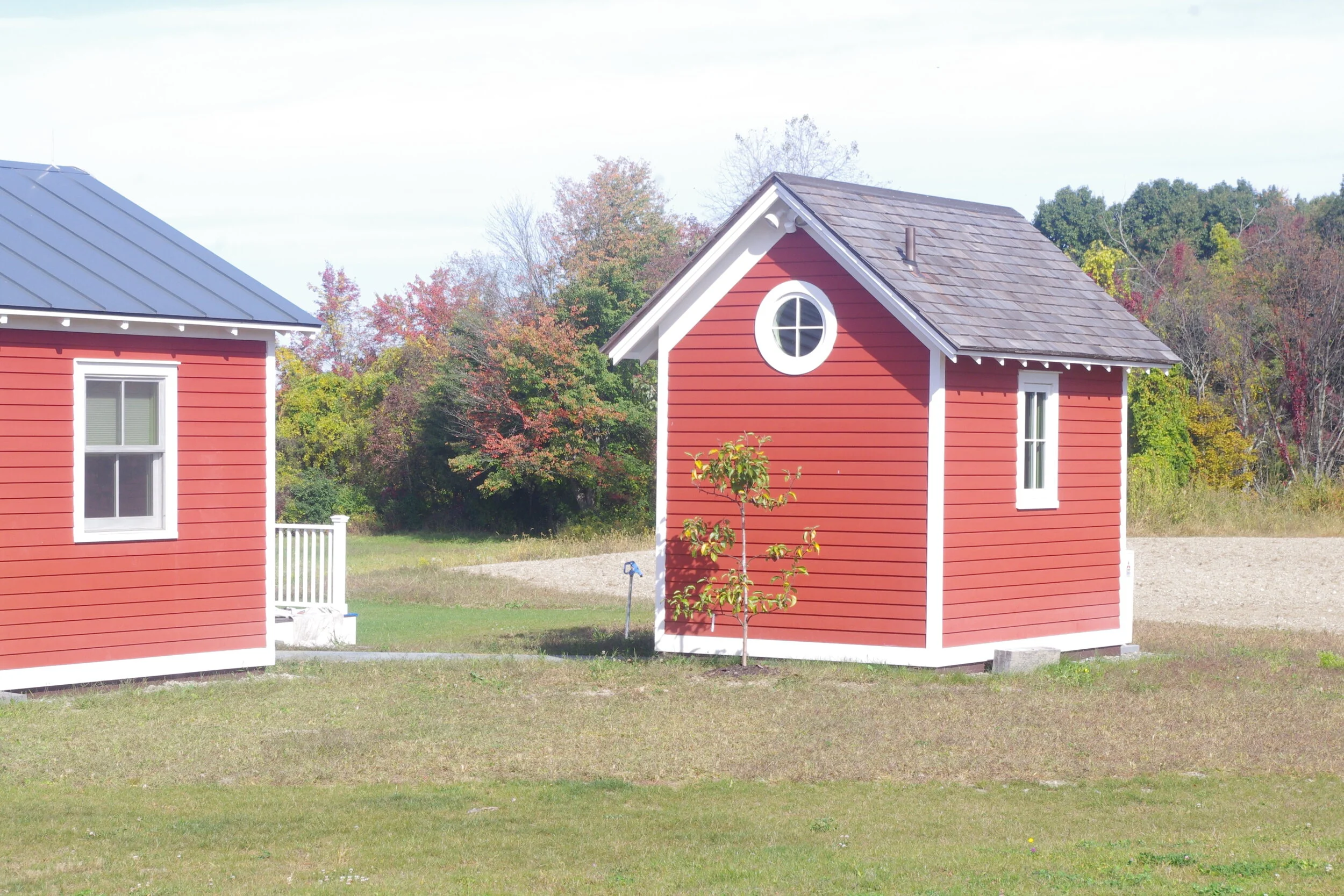 Quaint individual structures in the landscape