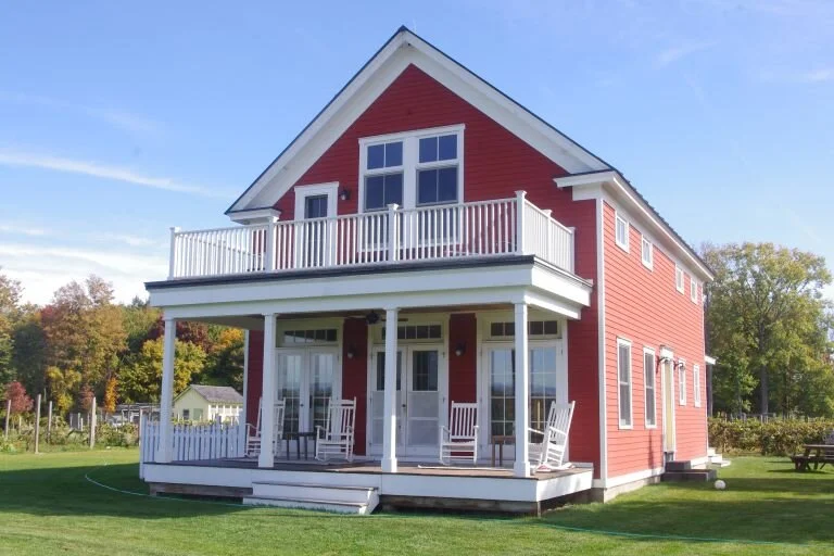 Adding a balcony above the porch