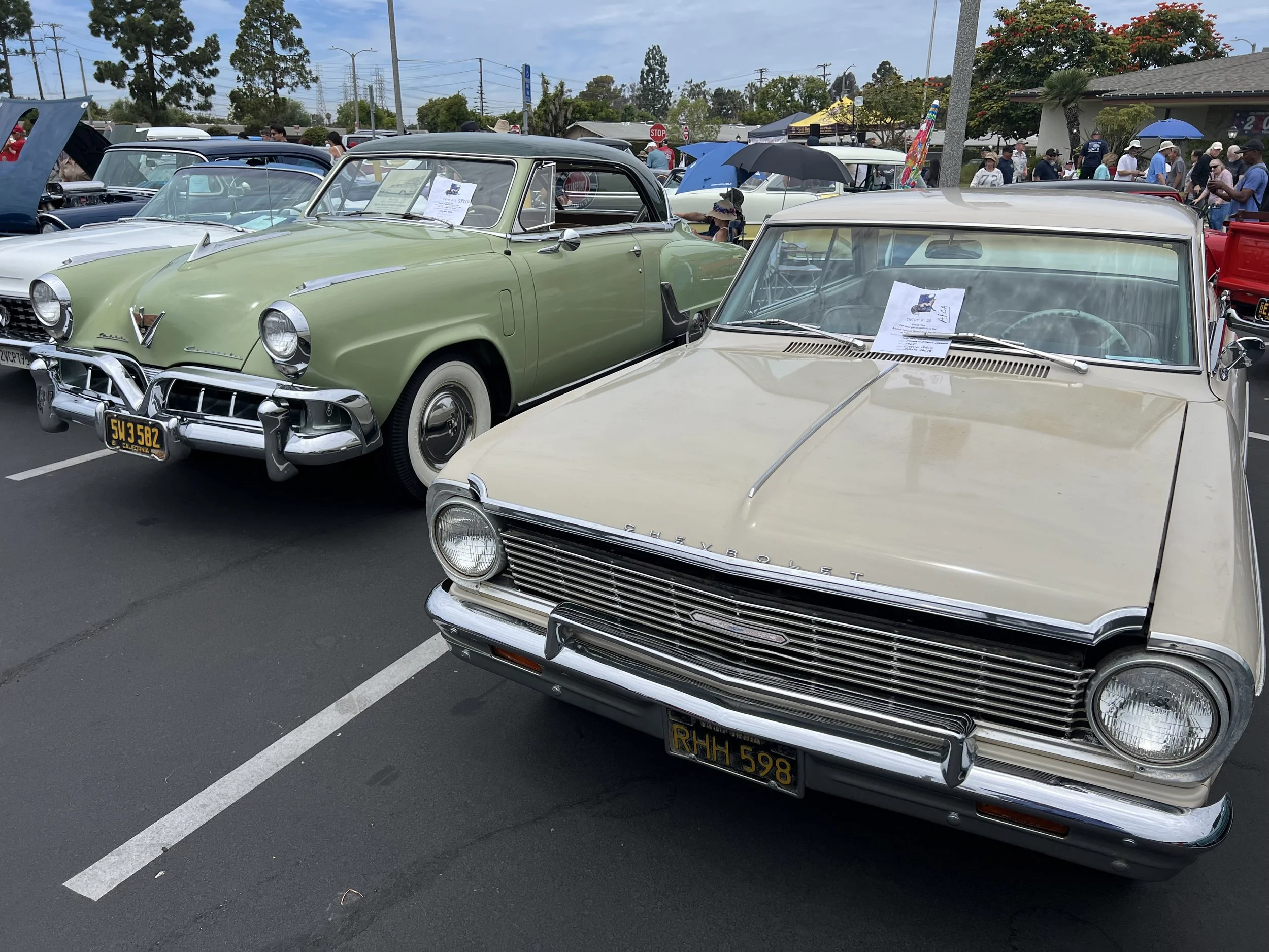 Phillip's Studebaker  and Vince's Nova