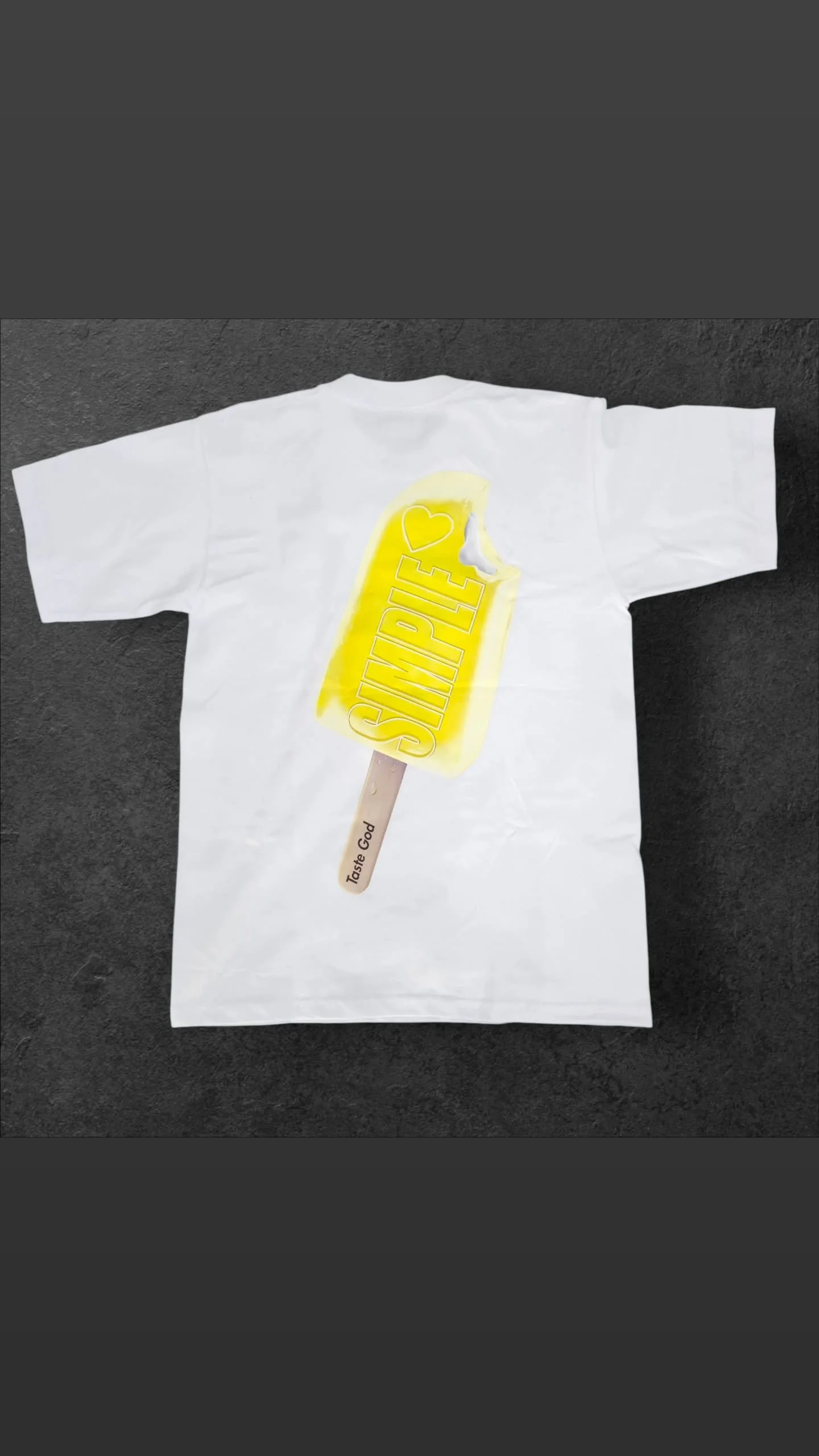 TEE SIMPLE paleta AMARILLA