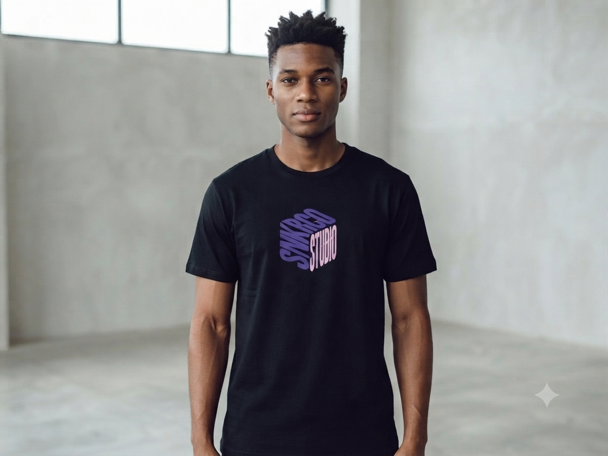 TEE SNKRCO CUBO VIOLETA