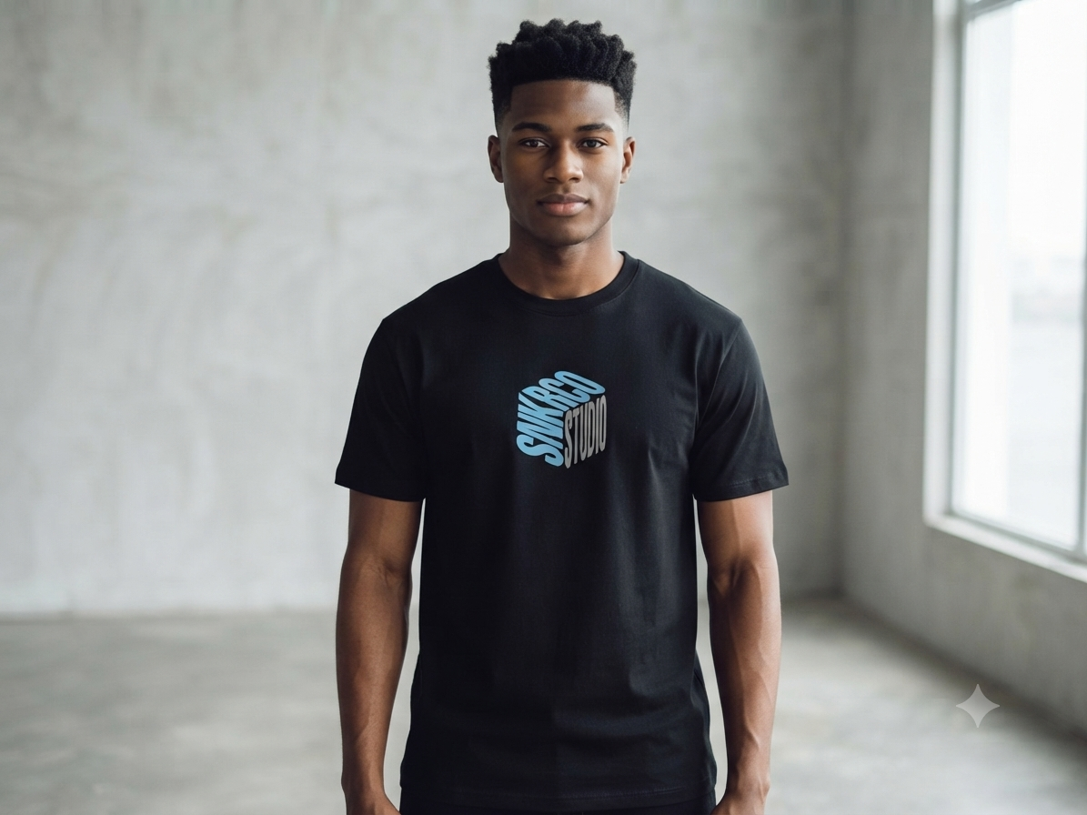 TEE SNKRCO CUBO BABY BLUE Y GRIS