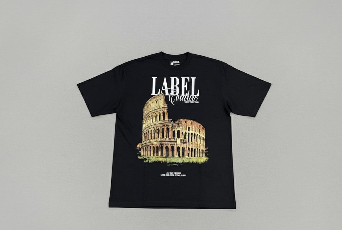 TEE LABEL COUTURE COLISEO ROMANO