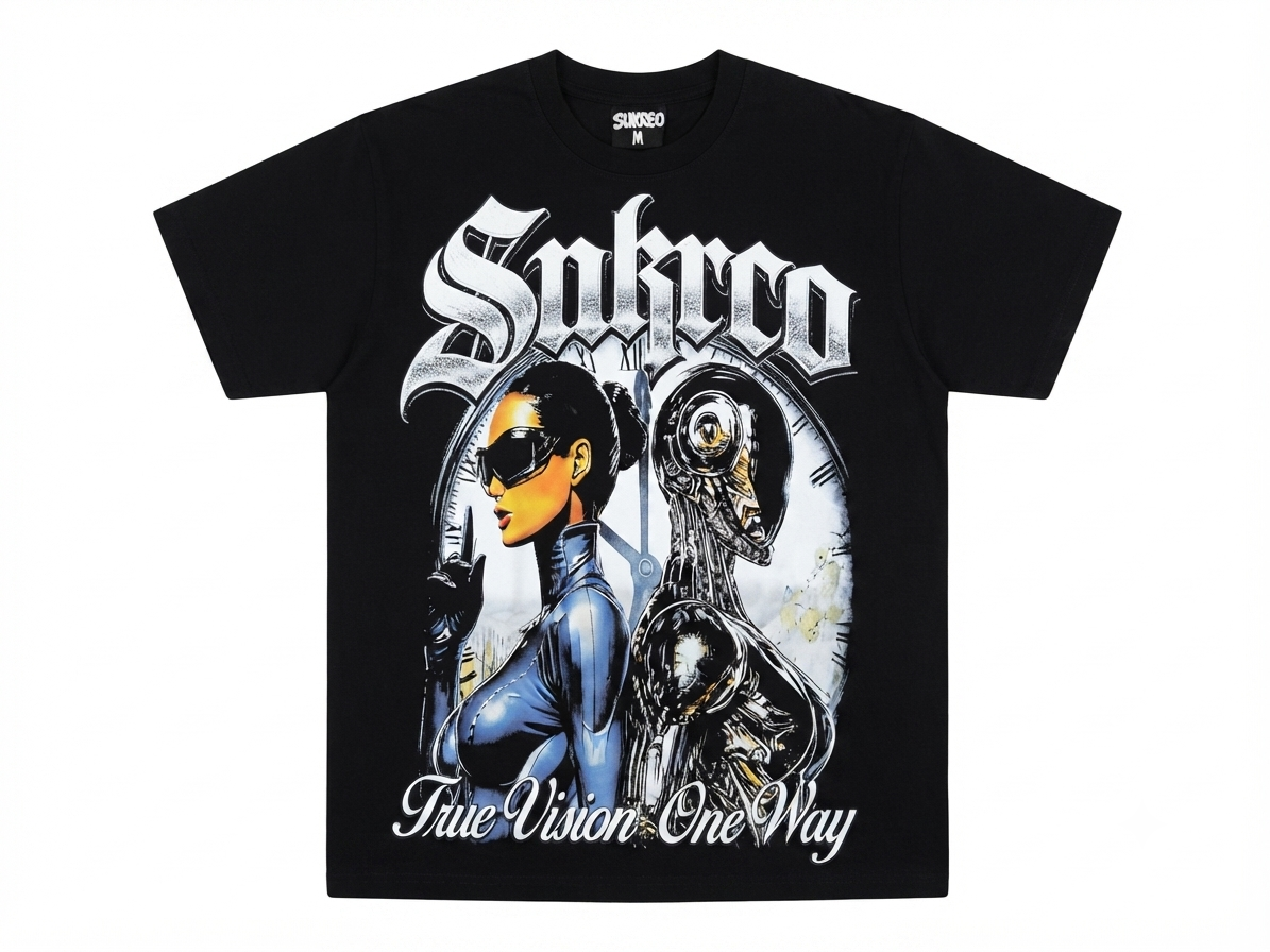 TEE SNKRCO WOMAN VS ROBOT