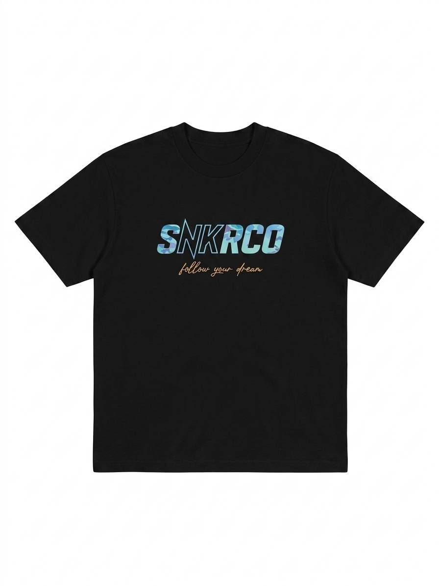 TEE SNKRCO BOAT ON THE BEACH