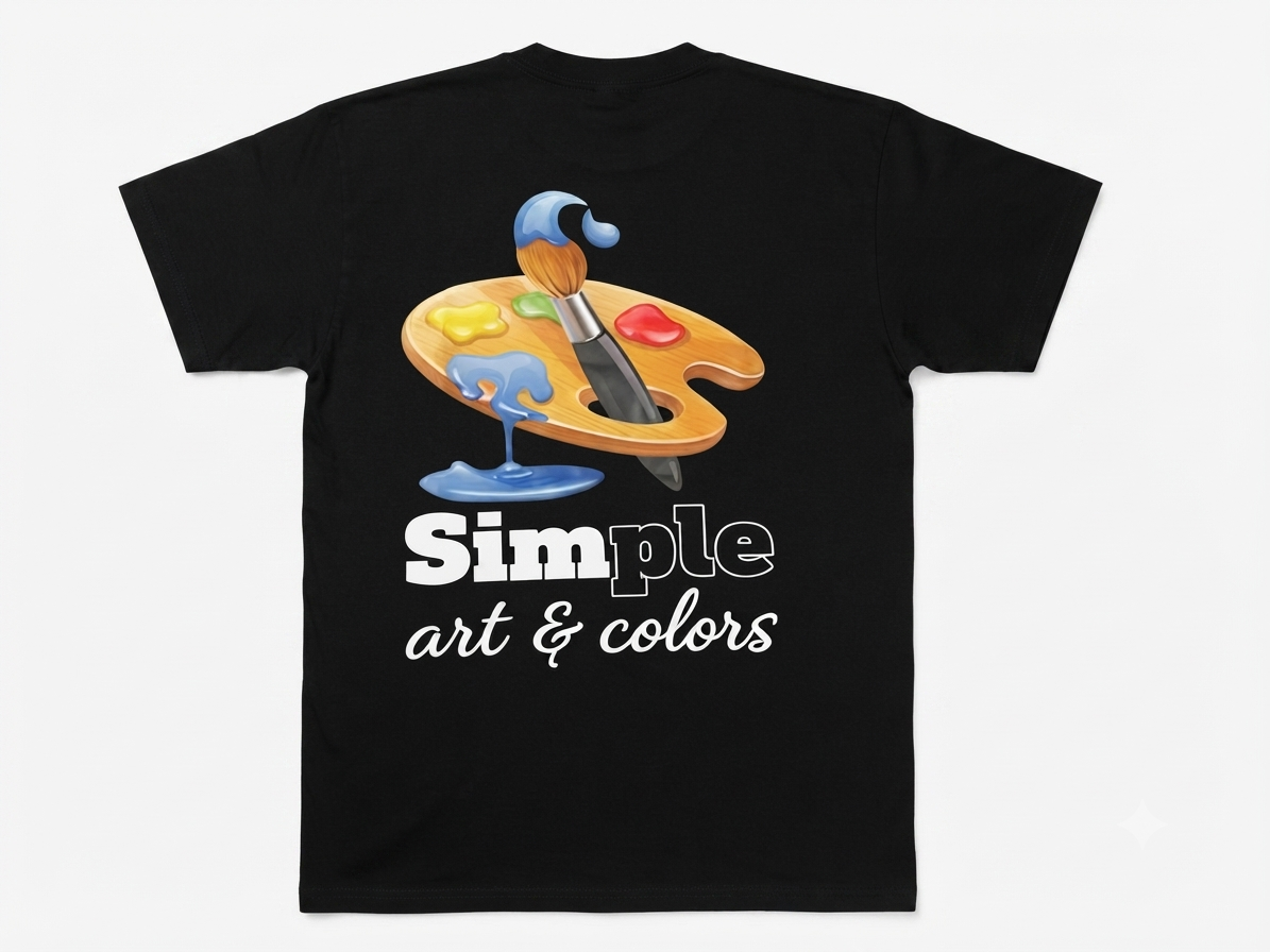 TEE SIMPLE ART COLORS