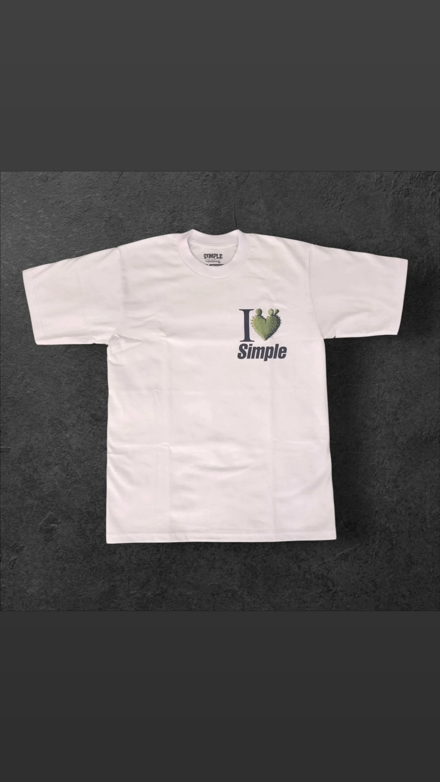 TEE SIMPLE cactus corazón