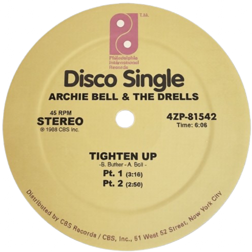 Archie Bell & The Drells 'Tighten Up / Don't Let Love Get You Down'