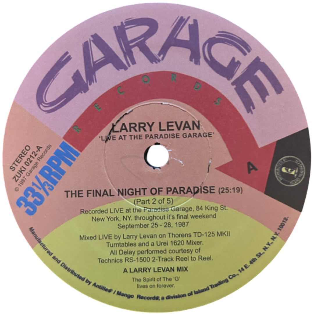 Larry Levan 'The Final Night Of Paradise: Disk 2/5'