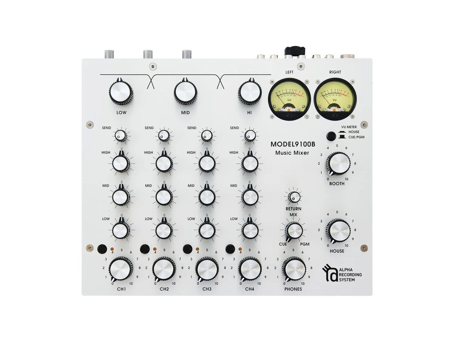 Alpha Recording System ARS 9100B Mixer (Silver) — Dope Jams