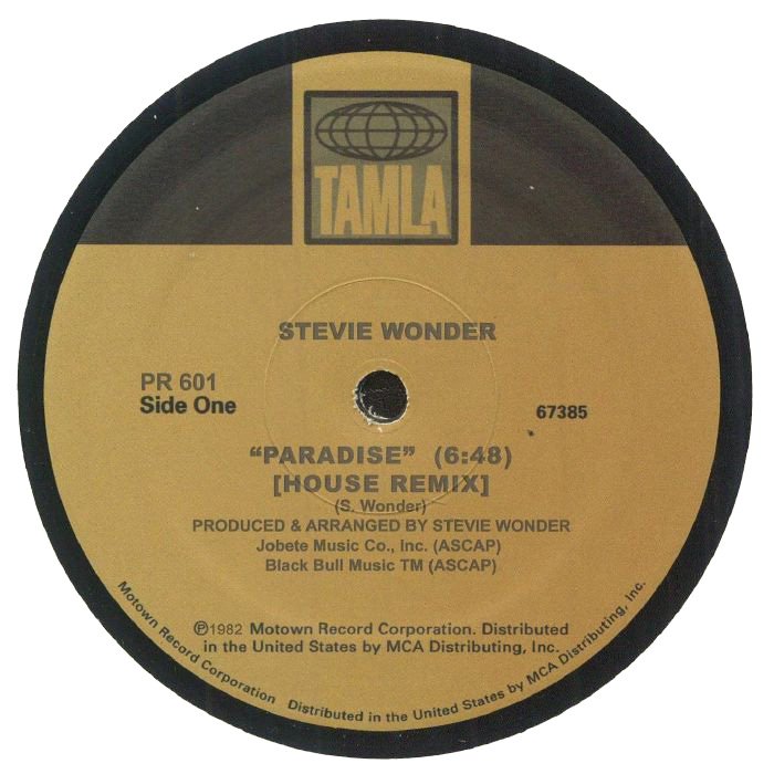 Stevie Wonder 'Paradise' (House Remixes)