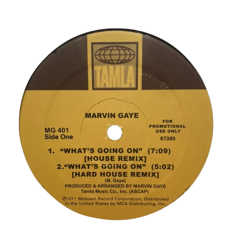 Marvin Gaye 'What's Going On / Got To Give It Up' (House Remixes)