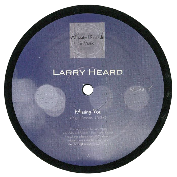 【傑作ハウス】Larry Heard / Missing You LARRY HEARD - Missing You - Boomkat