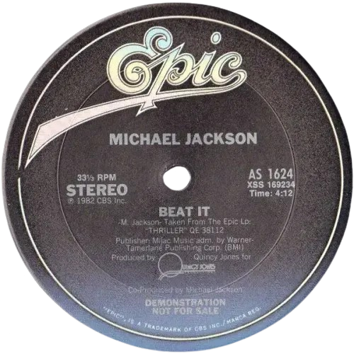 Michael Jackson 'Beat It / P.Y.T. (Pretty Young Thing)'