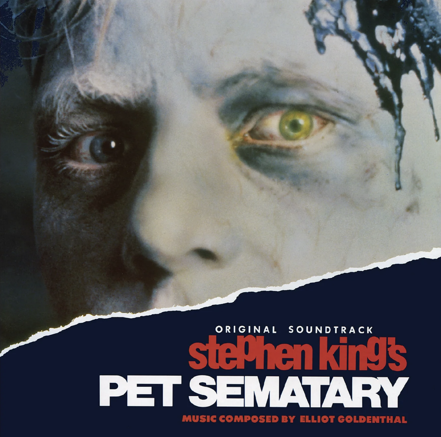 Elliot Goldenthal ‎'Pet Sematary Soundtrack' (Neon Green + Orange Swirl Vinyl)