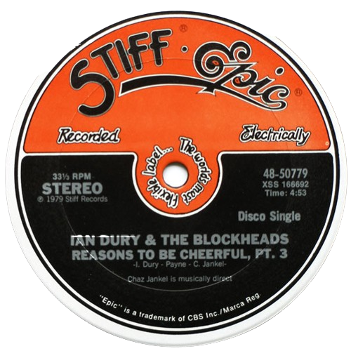 Ian Dury & The Blockheads 'Reasons To Be Cheerful, Pt. 3'