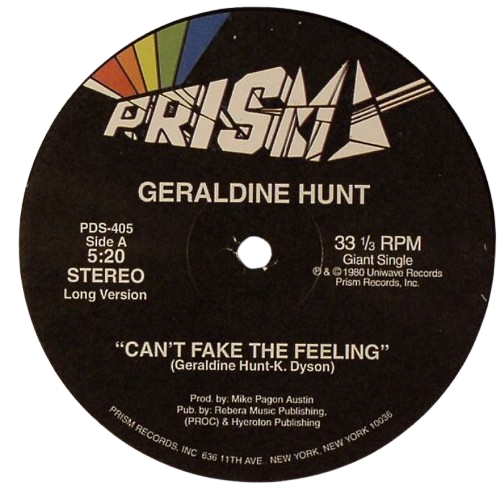 Geraldine Hunt 'Can't Fake The Feeling'