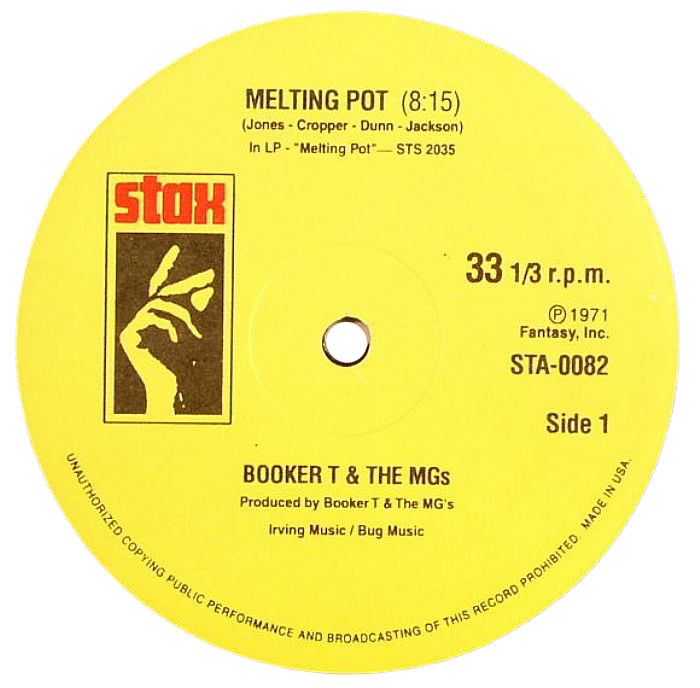 Booker T & The MGs / Bar Kays 'Melting Pot / Soul Finger'