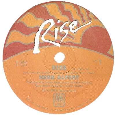 Herb Alpert 'Rise / Rotation' — Dope Jams