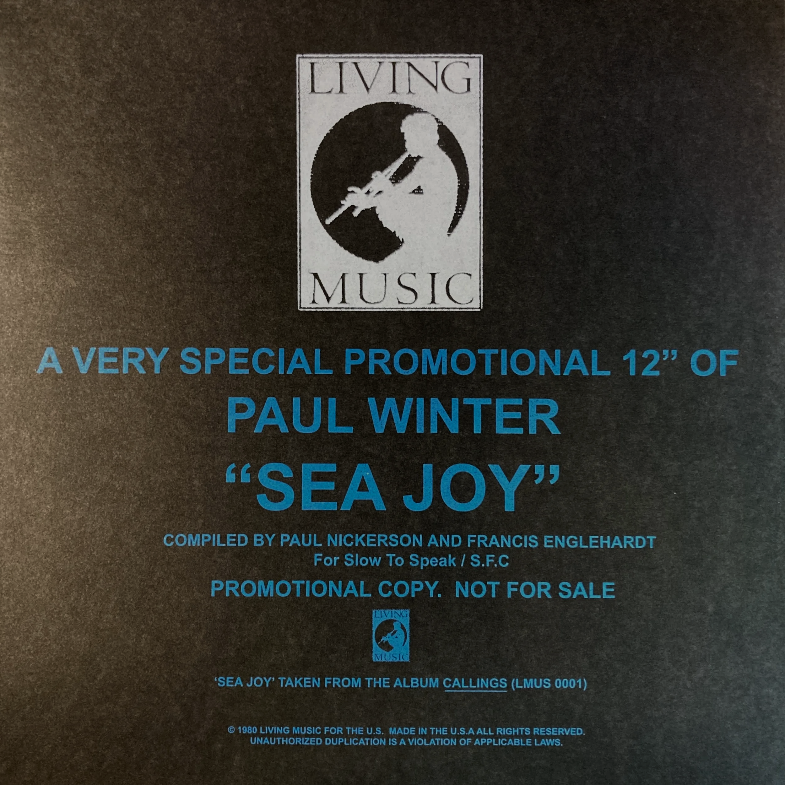Paul Winter 'Sea Joy'