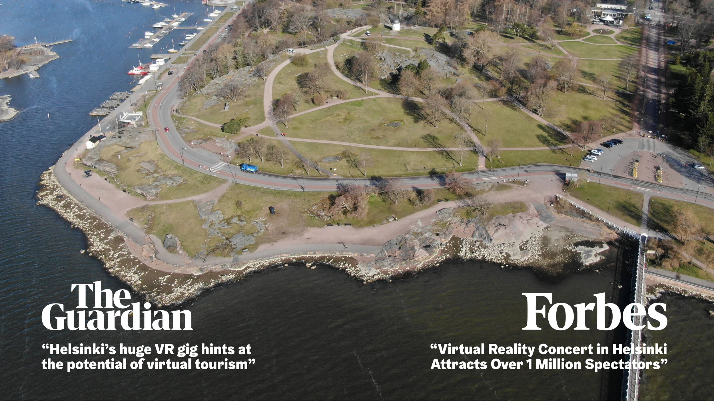 Kaivopuisto vappuna 2020.