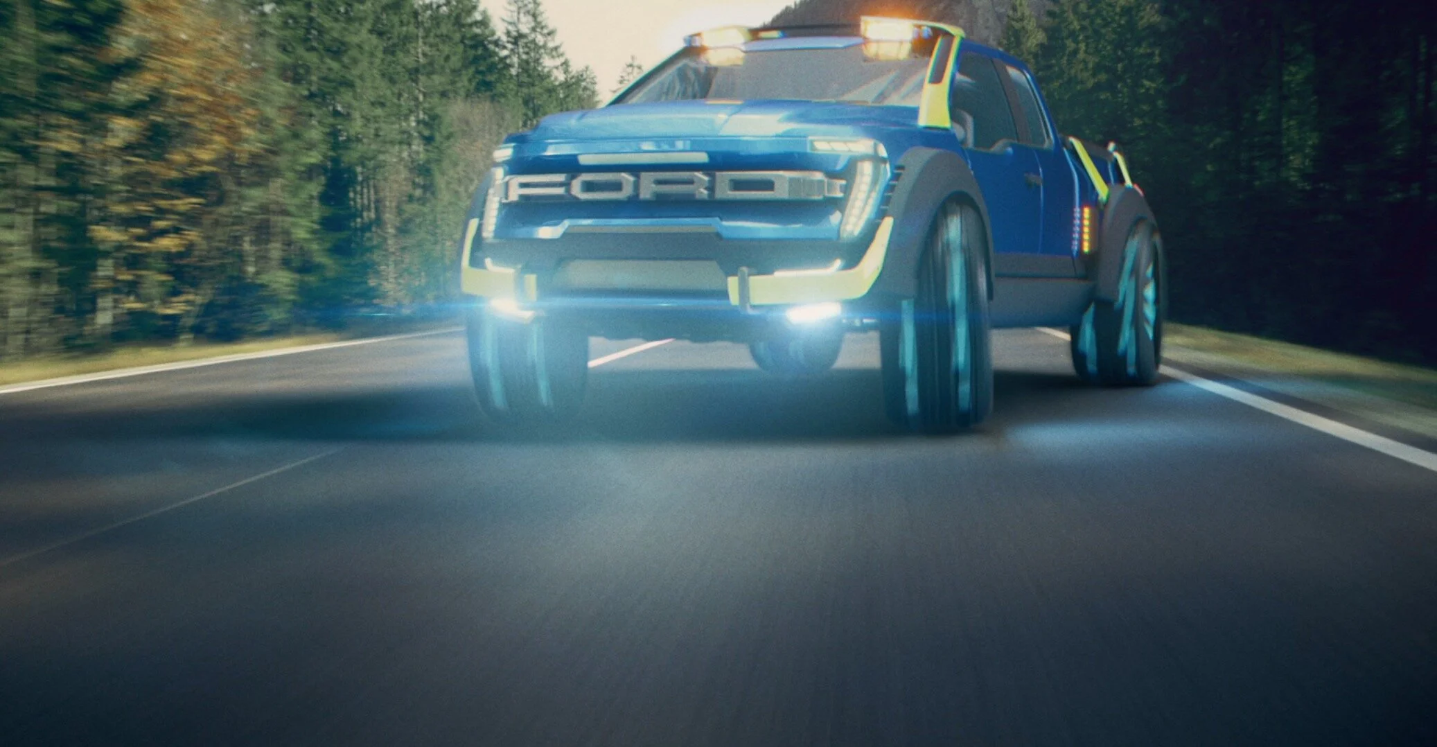 Ford x Rocket League, Windy Road