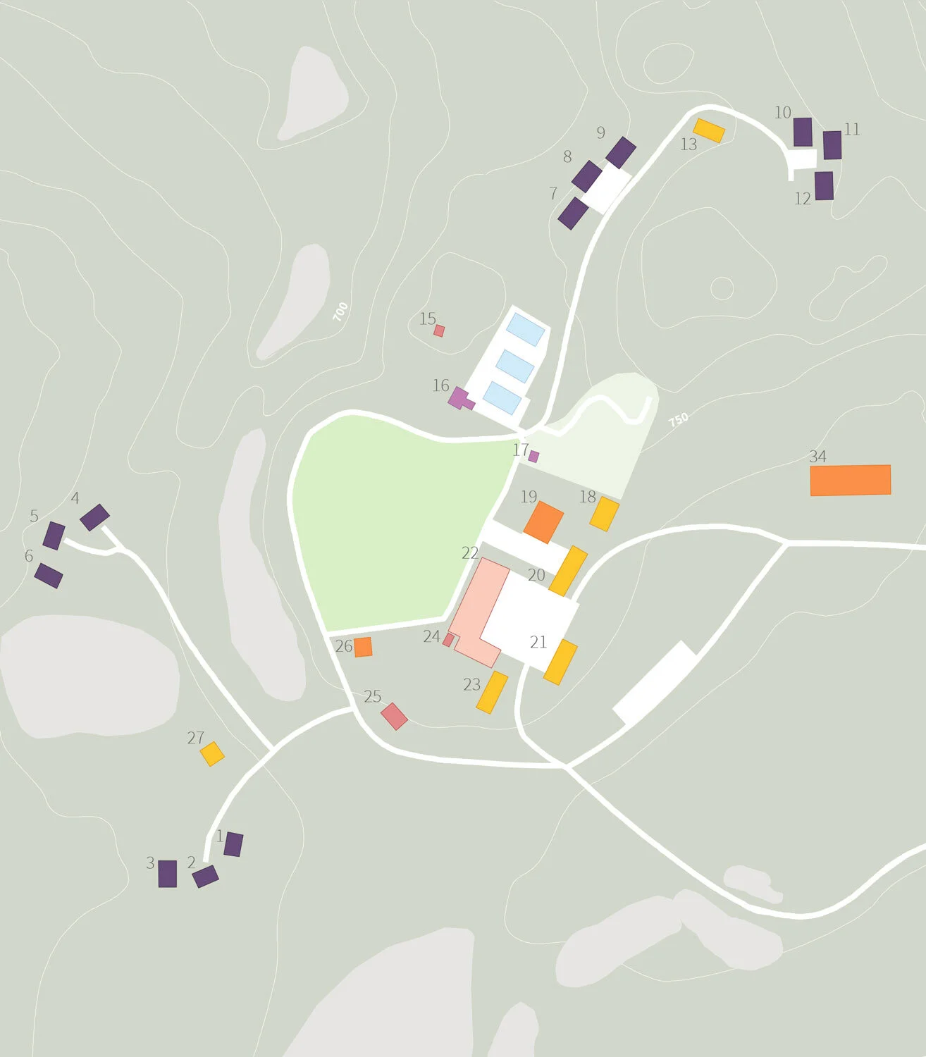 Hidden Valley (HV) existing building program.