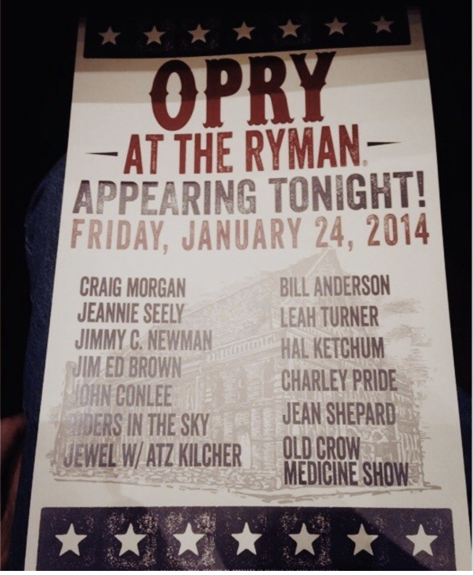 Opry Recap