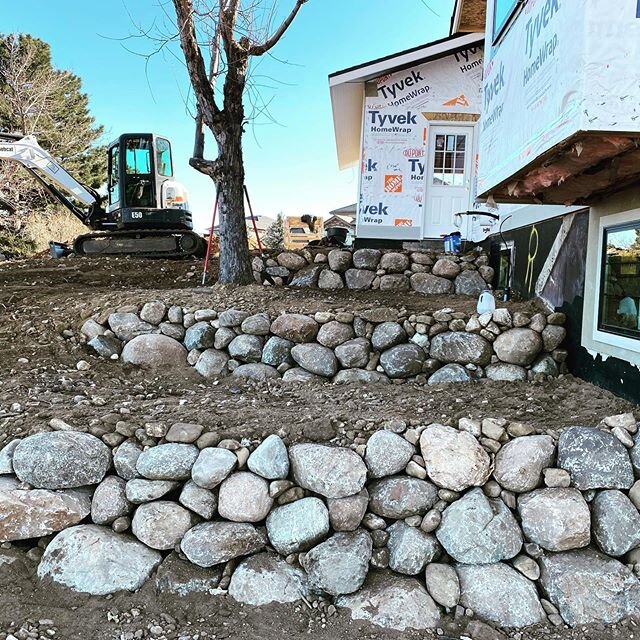 Boulders in Boulder. 30&rdquo; is your height restriction if it&rsquo;s going to be walking access. If your are more than 30&rdquo; vertical on you step for usable walkable space you need a railing. If you rise up more than 48&rdquo; you need enginee