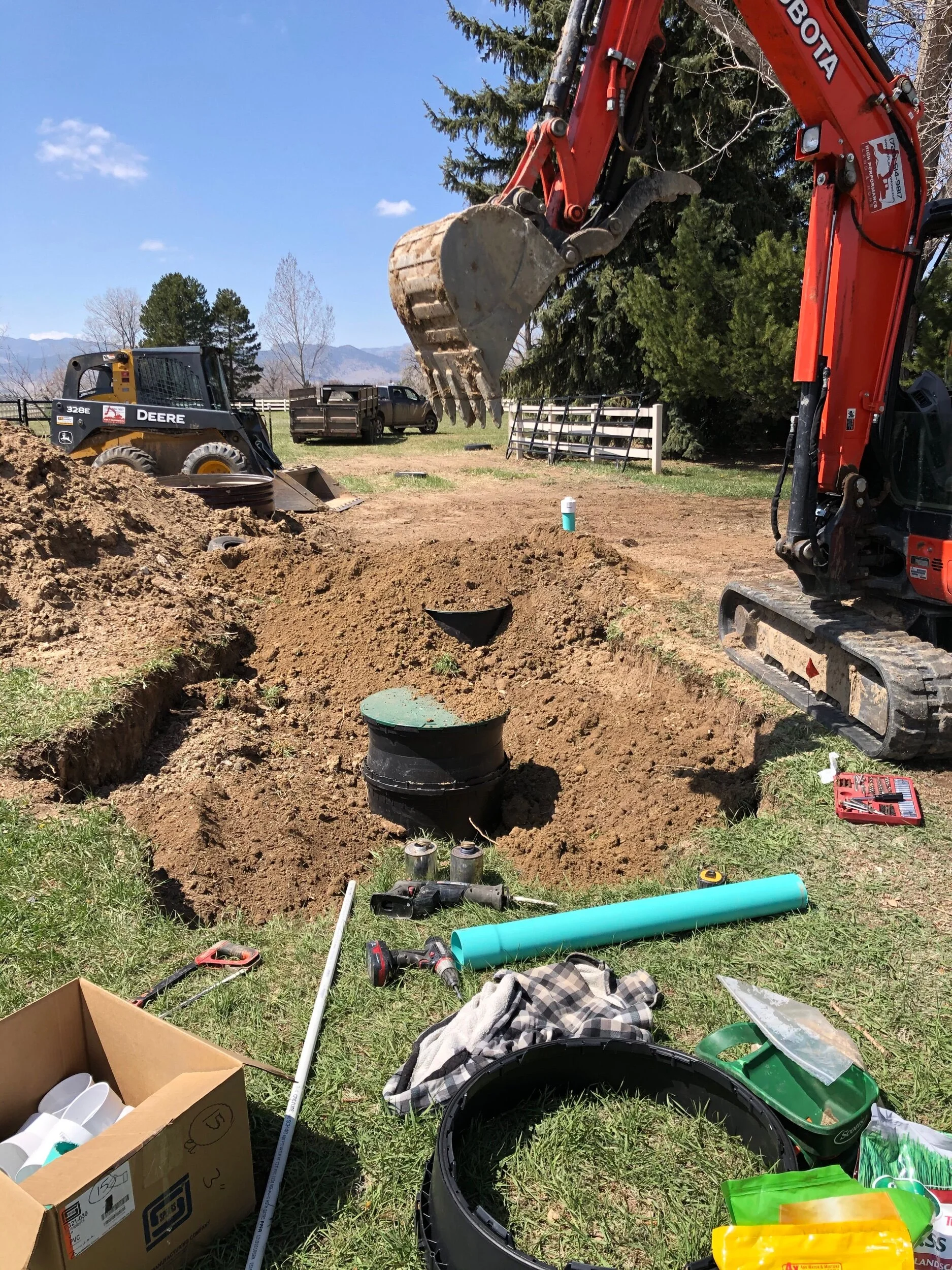 Septic tank replacement in Arvada Colorado goes smooth