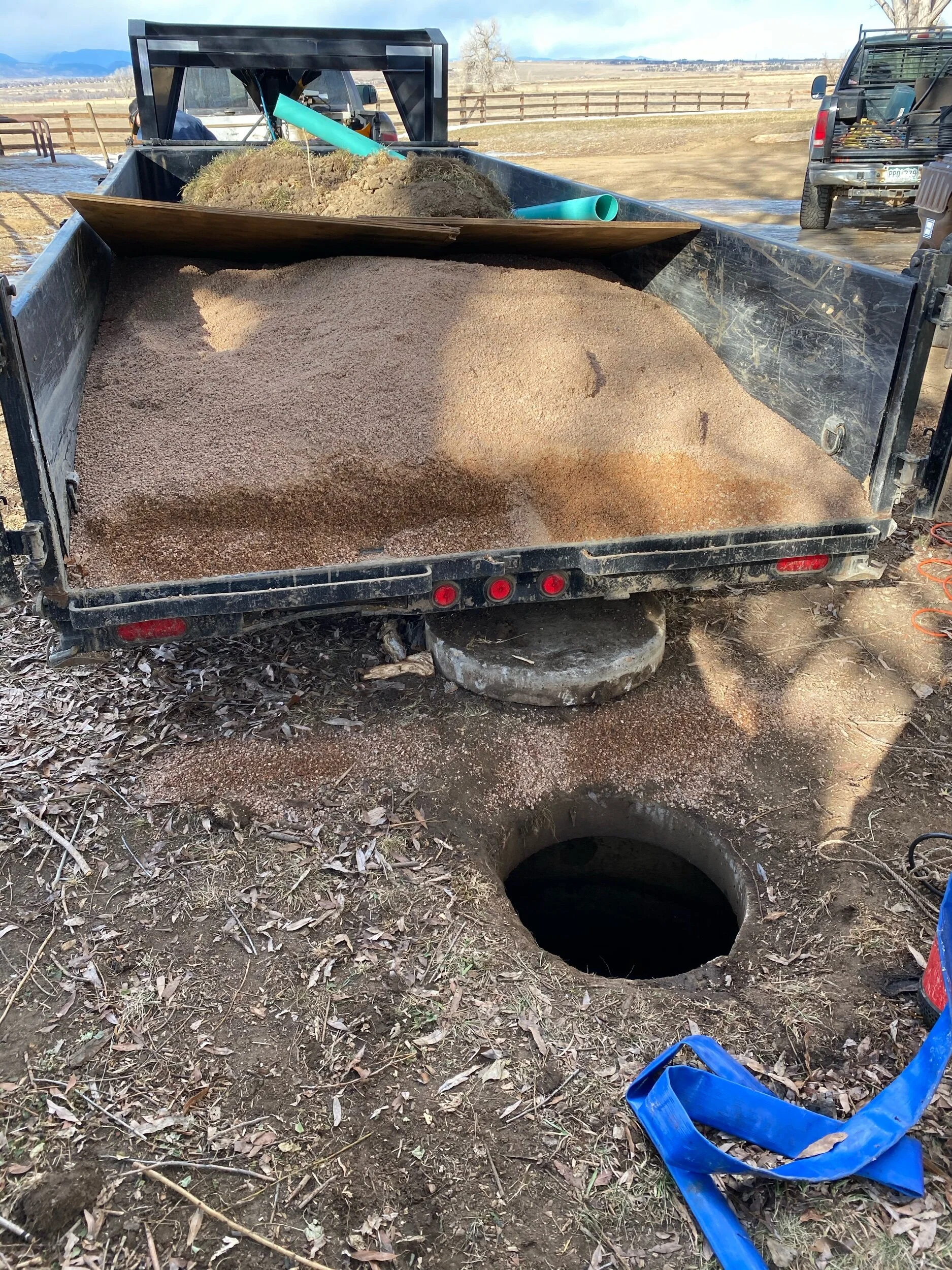 Grey water tank abandonment in Boulder County