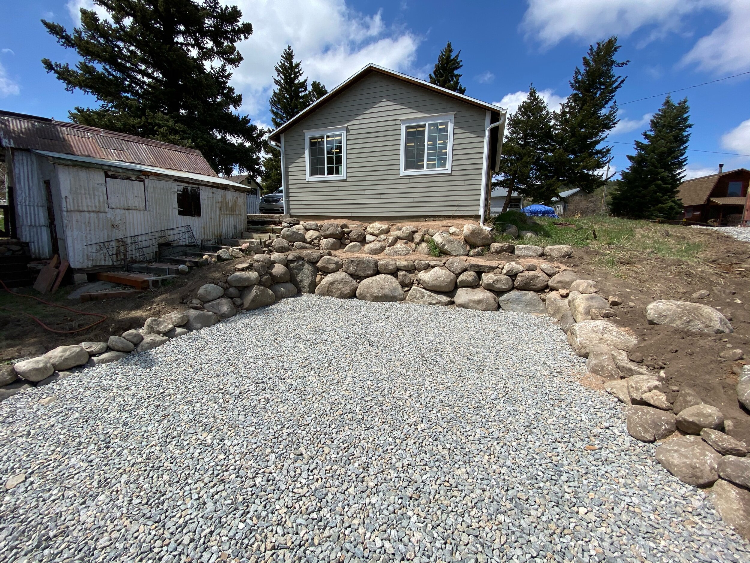 Boulder Retaining Walls