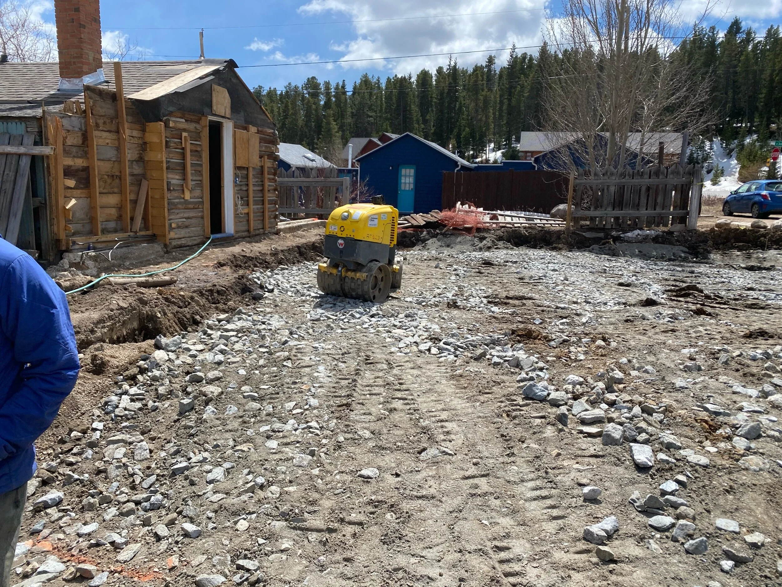 Building pads in unstable soil