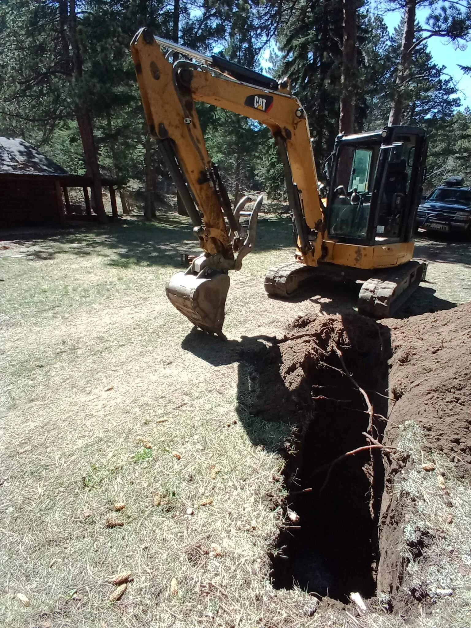 Mold mitigation with foundation drain retrofit