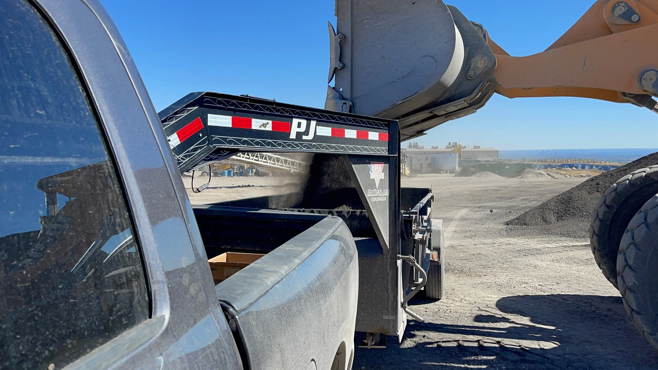 Check out this operation! Recycled aggregates in action!