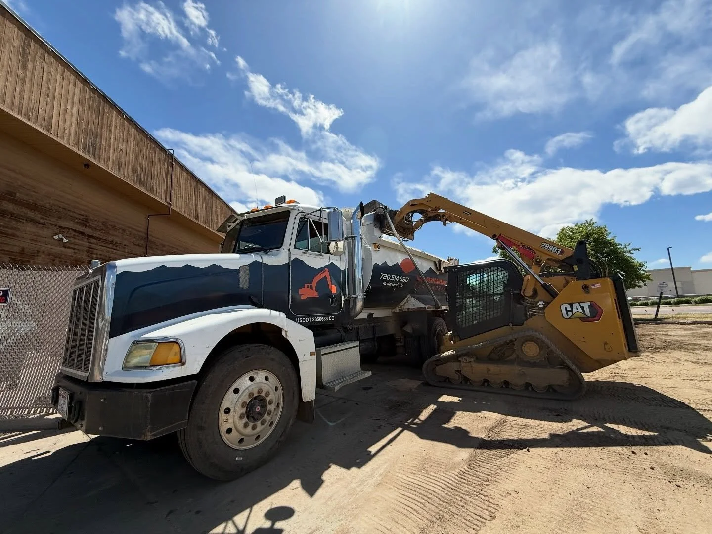 Shots from the day big retention basin in Denver close to completion