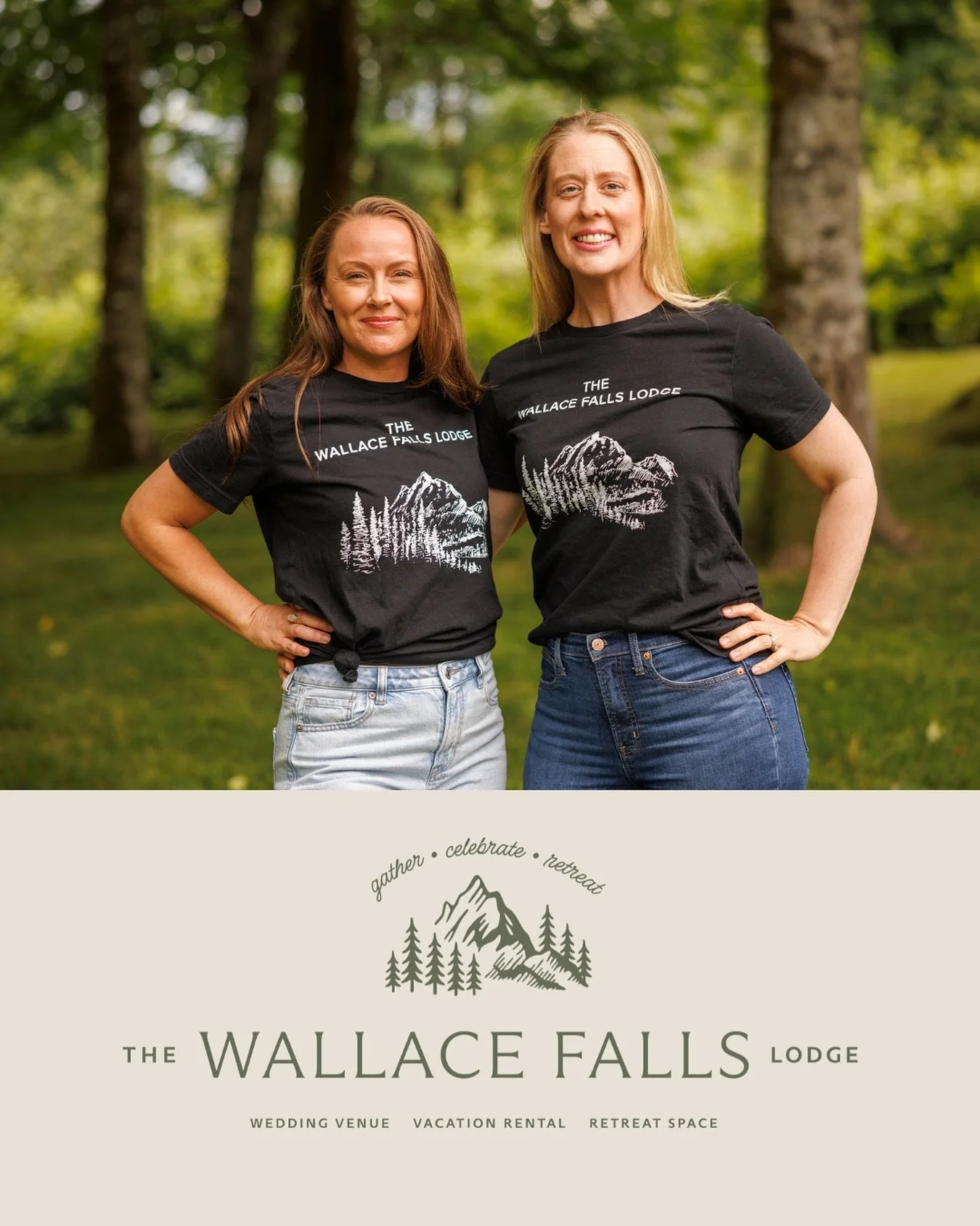 Meet the women behind The Wallace Falls Lodge magic ✨

Laura is the creative force behind The Lodge - she envisioned a space where people can slow down, gather, and celebrate life&rsquo;s biggest moments, surrounded by nature, beauty, and each other.