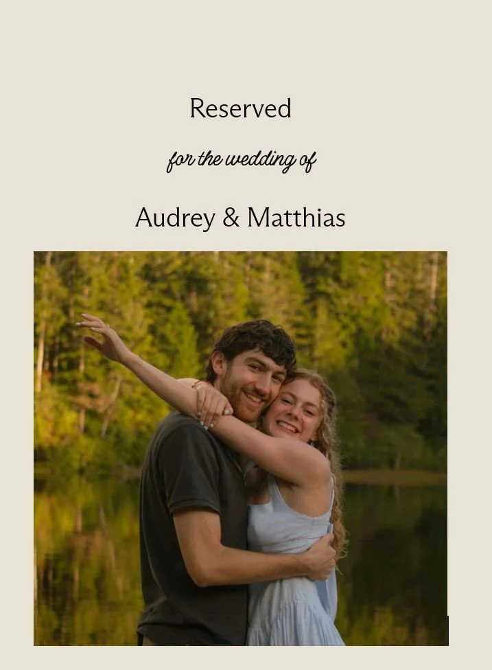 Wedding of Audrey &amp; Matthias