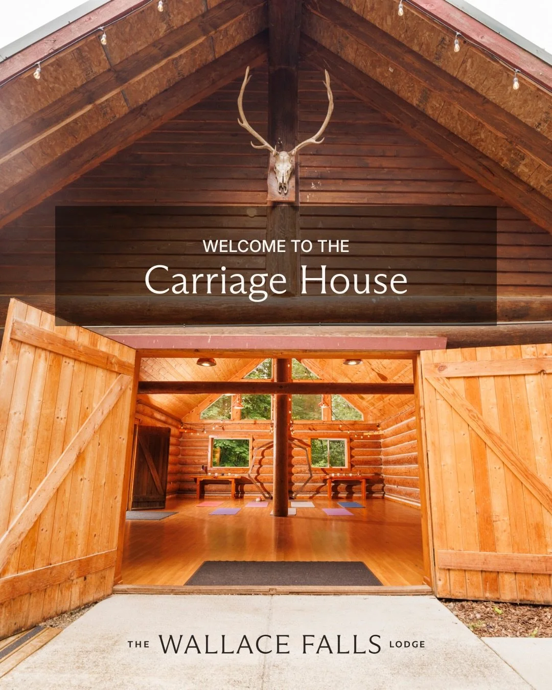 Always a huge hit! 🤍

A separate space on The Wallace Falls Lodge grounds designed to flex with your weekend.

Perfect for:
&rarr; morning yoga or meditation
&rarr; kids&rsquo; play space (with room to roam)
&rarr; karaoke nights and late-night laug