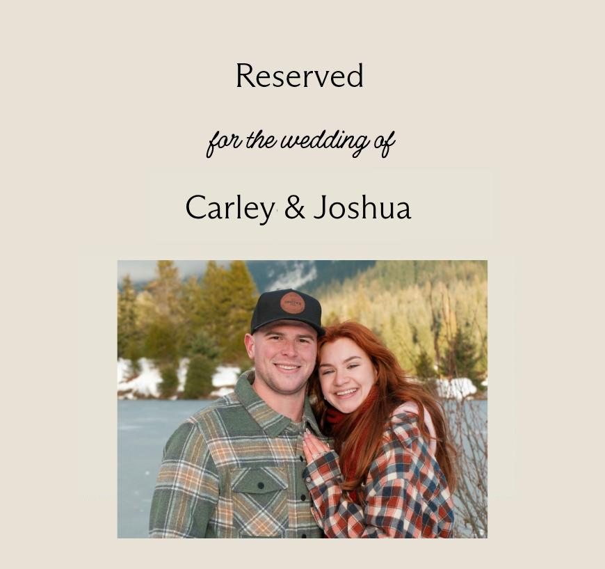 Wedding of Carley &amp; Joshua