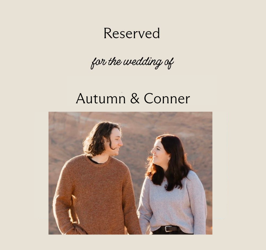 Wedding of Autumn &amp; Conner