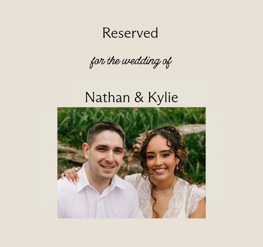 Wedding of Nathan &amp; Kylie 