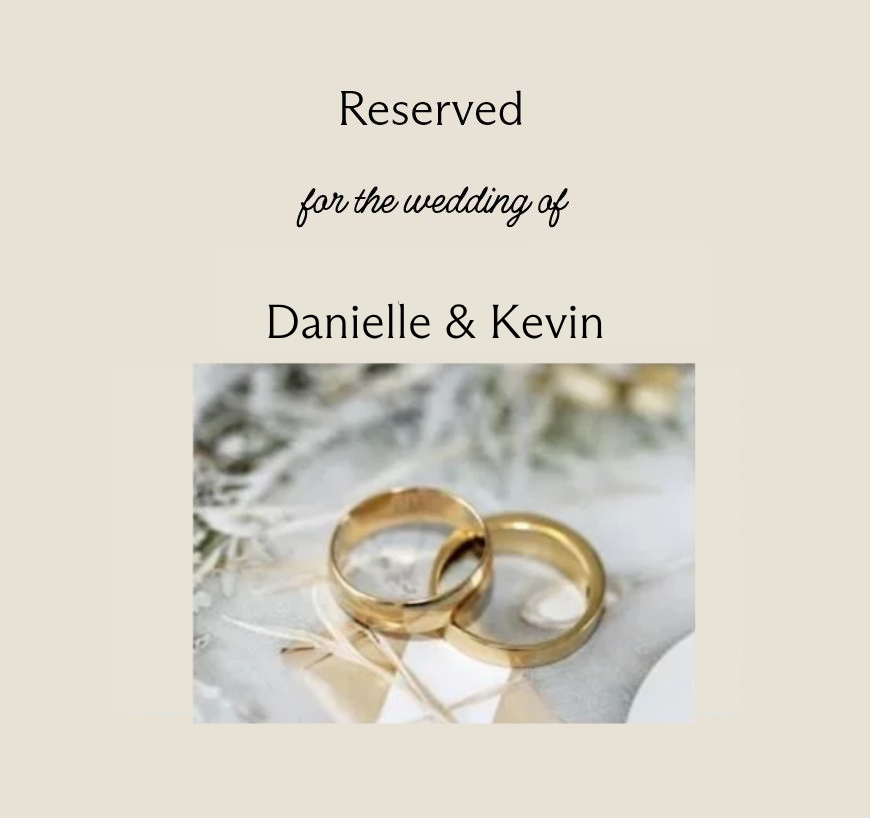 Wedding of Danielle &amp; Kevin