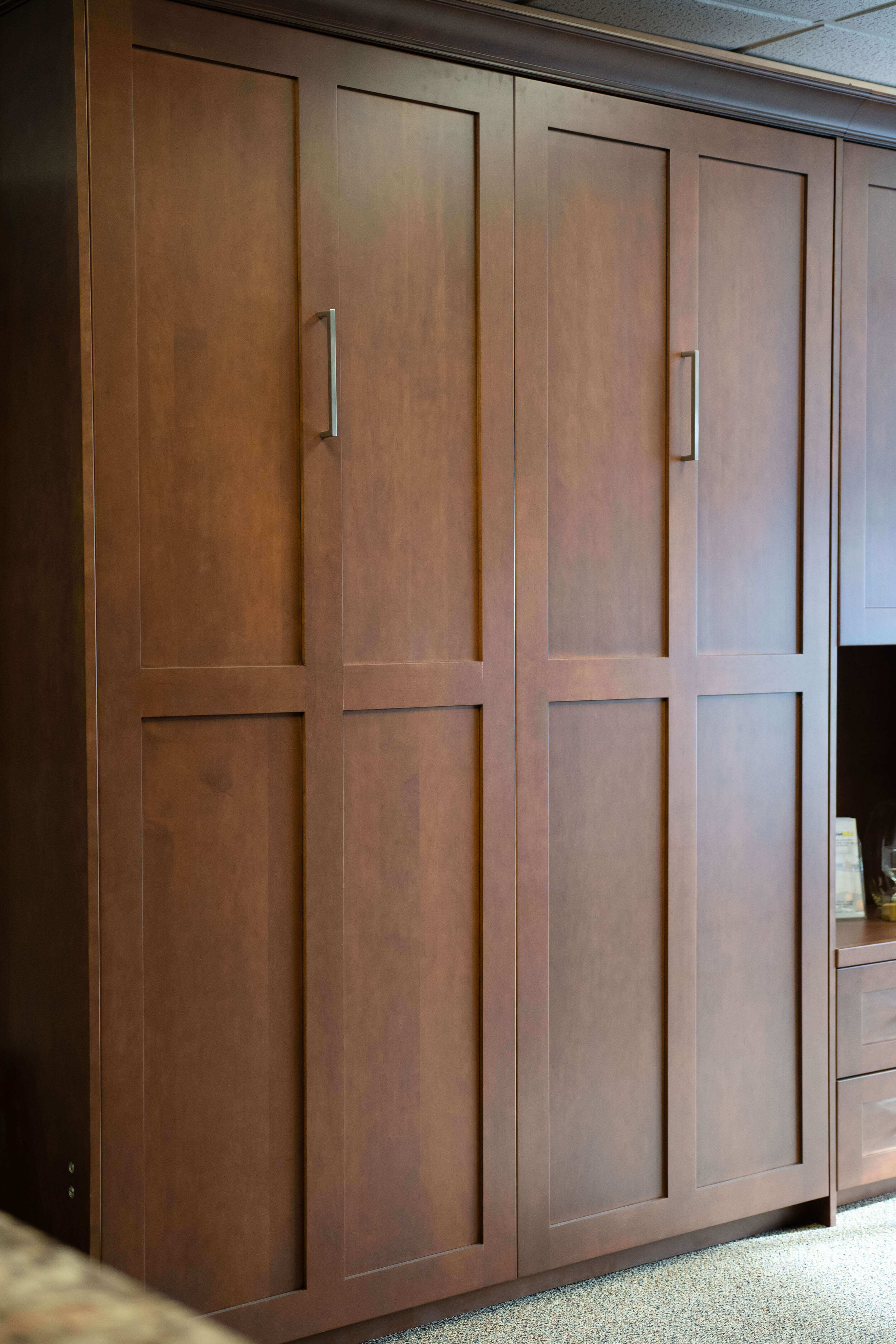 Queen Maple Murphy Wall Bed Murphy Beds Winnipeg — Murphy Wall Beds