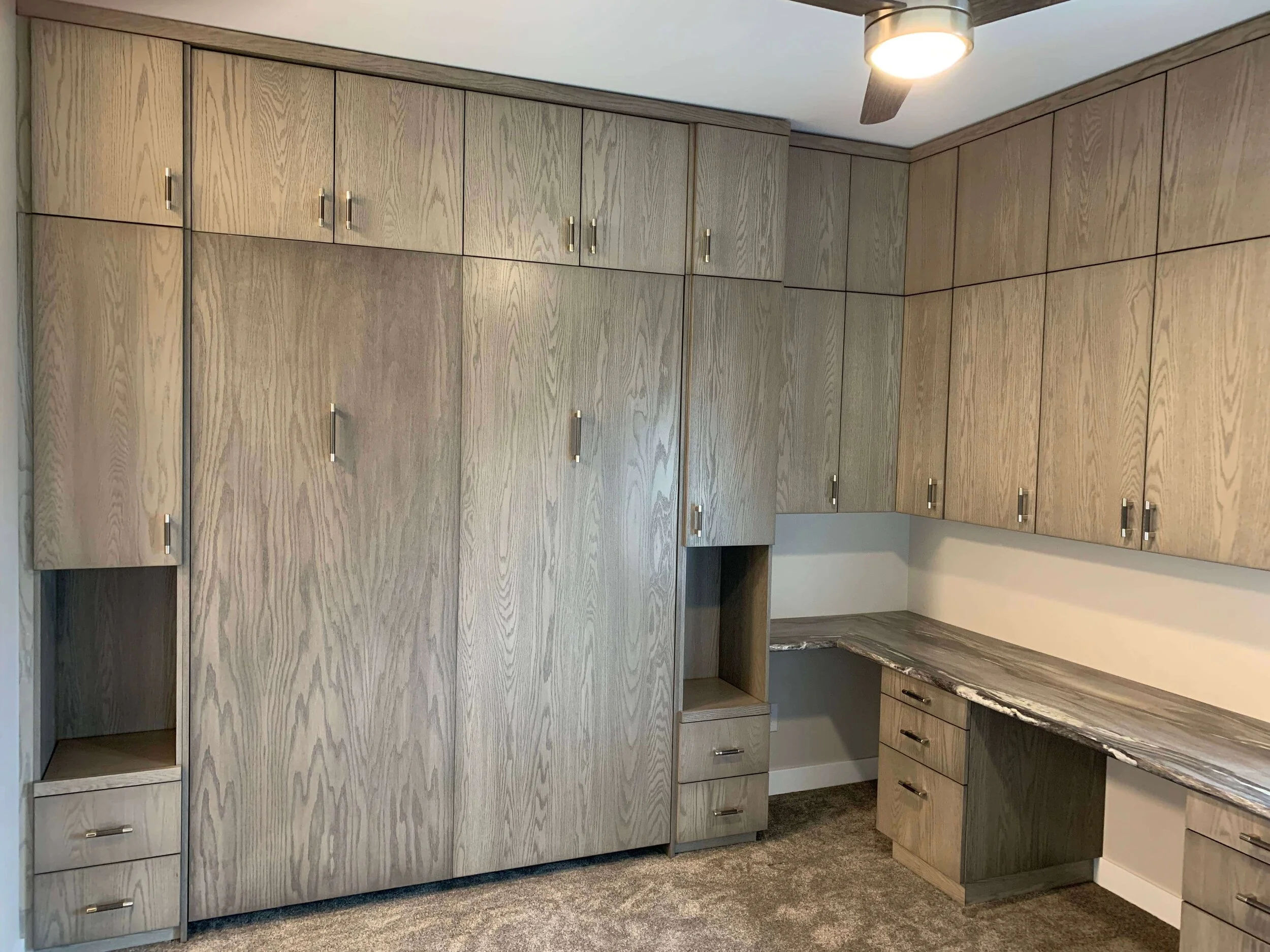 Murphy Wall Bed and Desk Suite You'll never want to go to the office