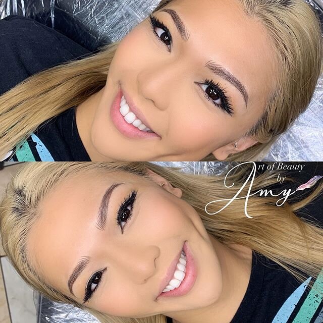 Every women deserves fabulous eyebrows! Gave this pretty gal a new great pair of eyebrows by filling in the sparse and enhanced a bit of her natural shape to achieve that  fabulous outcome. 😍
____________________________________________ 
___________